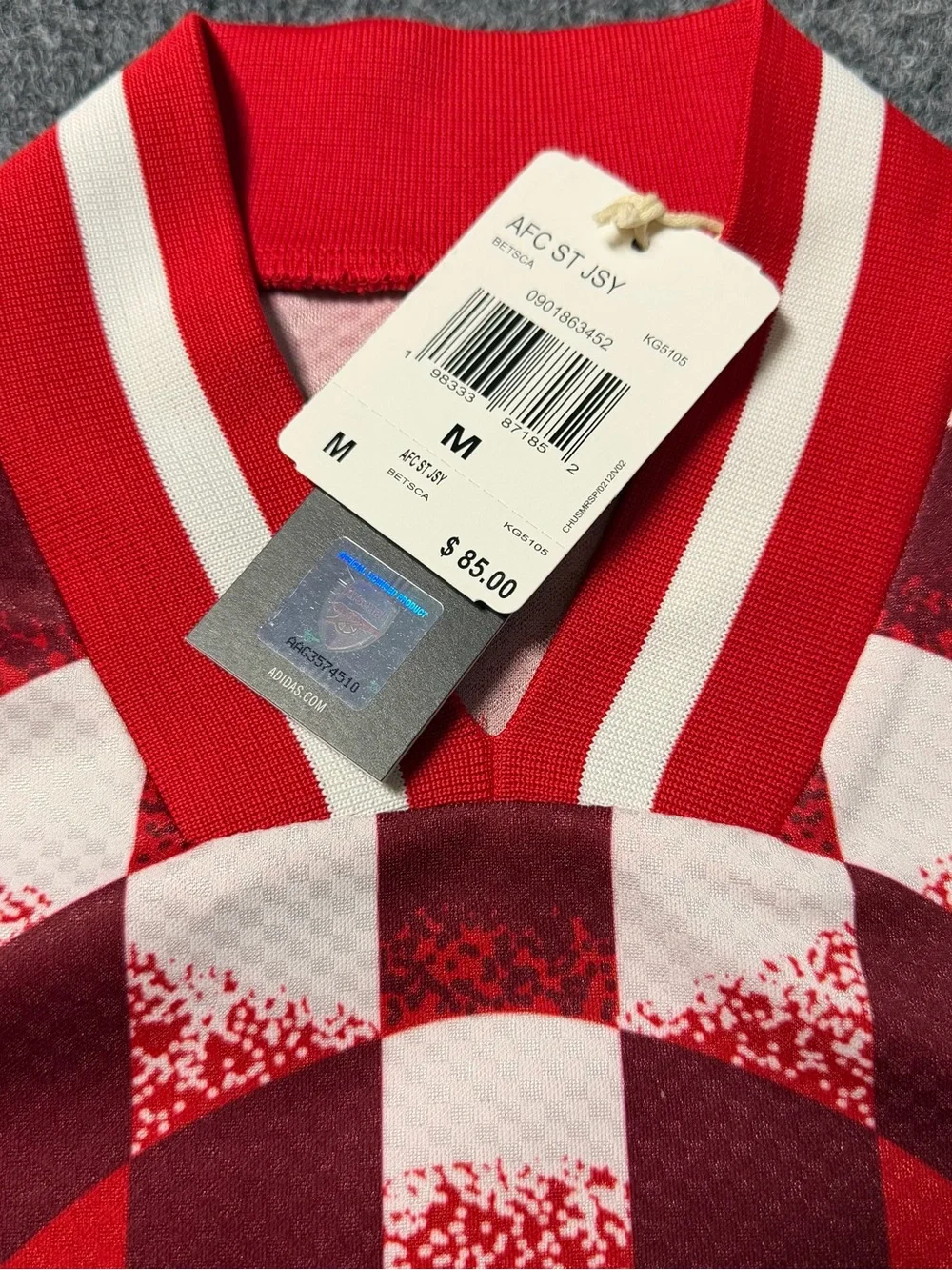 2026-27 ARSENAL ADIDAS STADIUM JERSEY Size Men’s Medium NWT AUTHENTIC